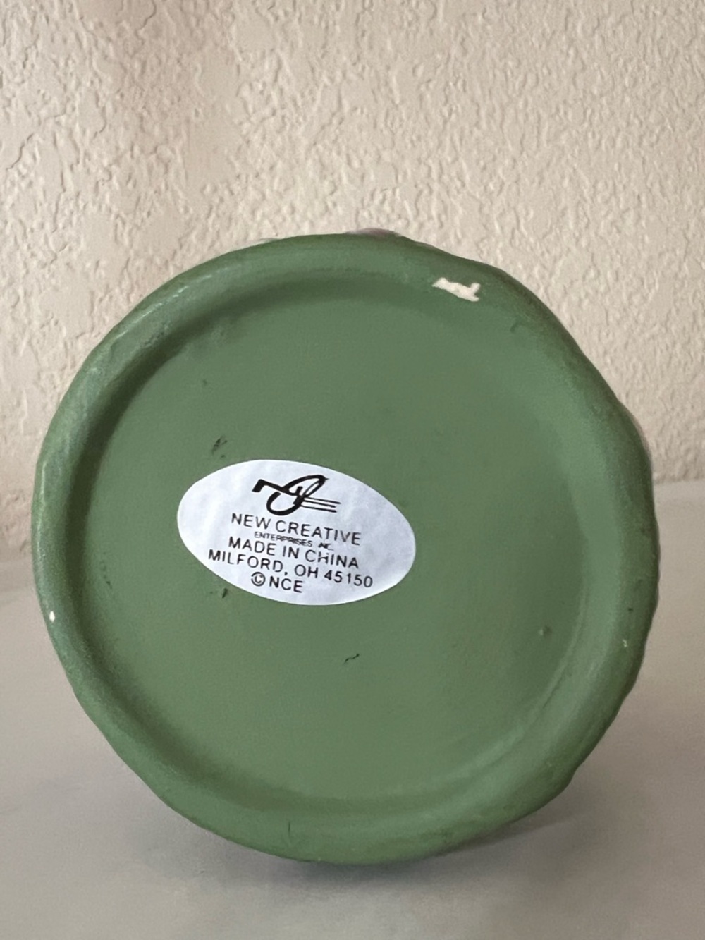 Floral Bunny Blue Decorative Ceramic Pot Easter Eggs - Picture 8 of 8